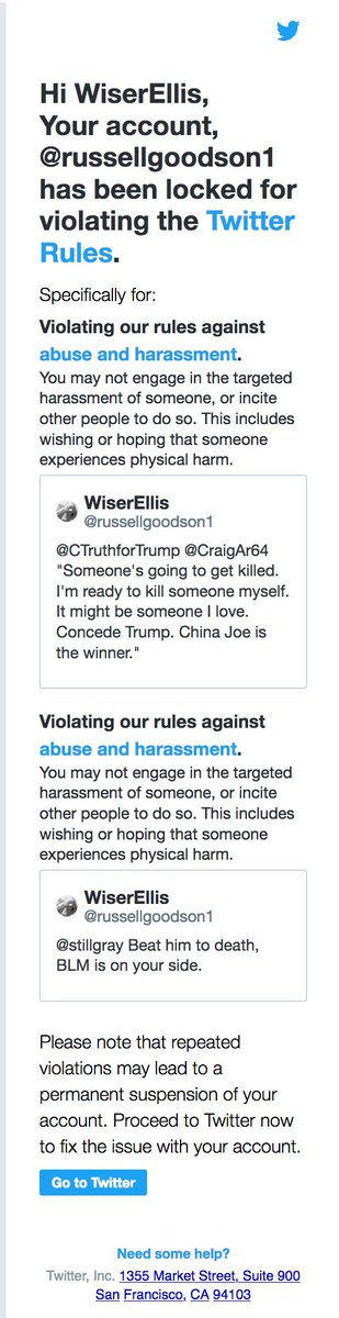 @CTruthforTrump @CraigAr64 Twitter didn't like my first wording. And apparently REALLY didn't like the twitter acct I was responding to.
It's funny having this vestigial bit still floating around.