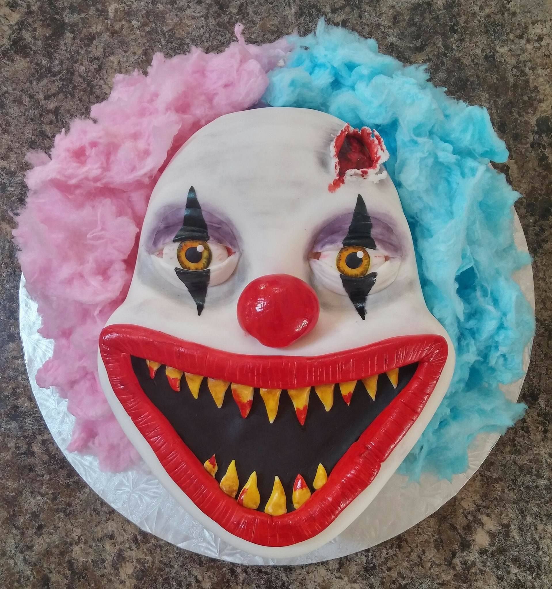 Scary Clown Birthday Cakes