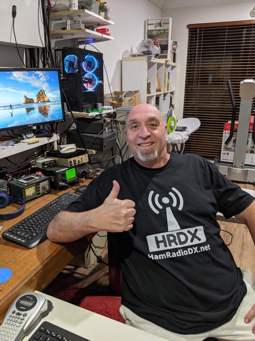 HamRadioDX's tweet photo. Another happy Ham Radio DXer!
Cheers Col VK4MIL and thanks for supporting the channel!
#hamradio #hamradiooperators #amateurradio #vk4 #hamradioshirt #hamradiomerch #hamradiodx https://t.co/CLy4FBtAIc
