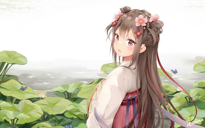 見返り美人のtwitterイラスト検索結果