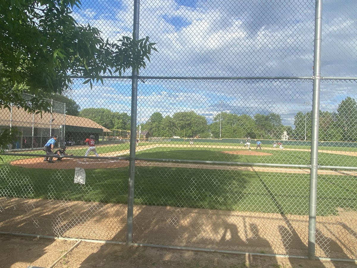 OHSBaseballMN's tweet photo. Brothers Lewin square off today. Battle won by older brother Spencer (Holy Family)this time. https://t.co/hkGgoVj2Y2