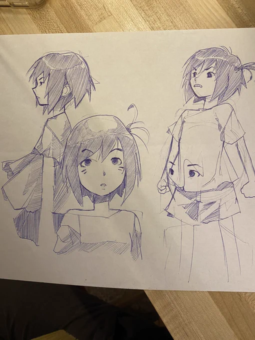 Was doing some packing and found some old character drawings from like.. 13-14 years ago? Could be older. I have a folder FULL of shit paper and ball point pen drawings. I hate 90% of them BUT I gotta respect the grind. Gotta put in the work and I am glad I did. 🙏🔥 