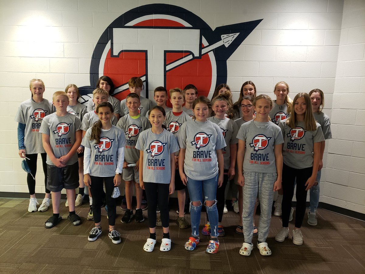 TecumsehMS's tweet photo. There were 22 total student athletes this year who qualified for the Brave for All Seasons Award this year. These students played in at least 1 sport each season, with several playing in 2. https://t.co/lD4e0zYmyD