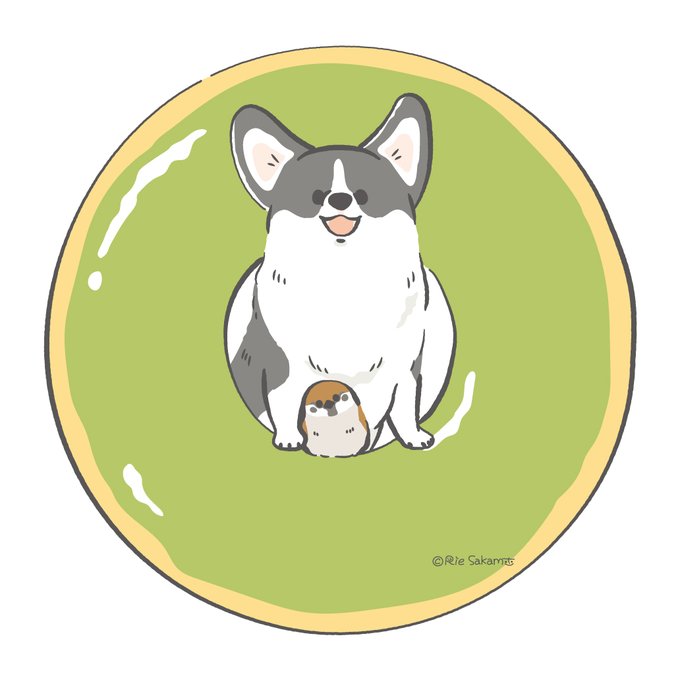 「shiba inu sitting」 illustration images(Latest)｜4pages