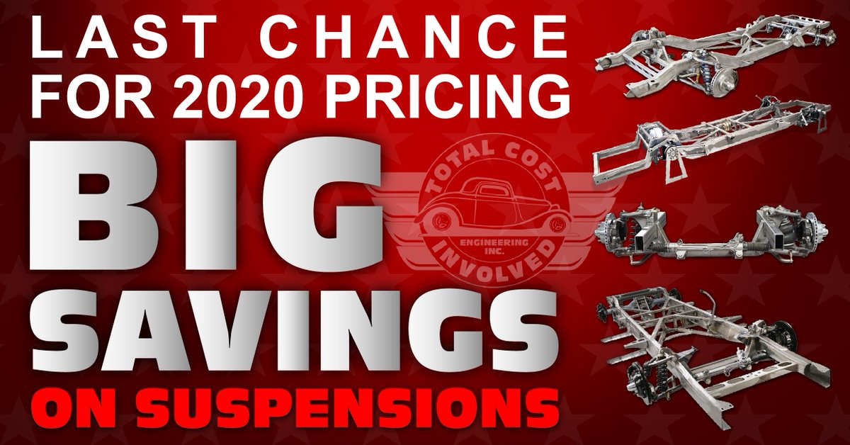 TCI_Engineering's tweet image. It's the last week before our Memorial Day Sale ends, where you can choose between 10% OFF EVERYTHING with exclusive access to BIG SAVINGS on Wilwood calipers OR $500 off chassis upgrades.

Call 1-800-984-6259 to seize this deal before it's gone! loom.ly/pjU94Ws