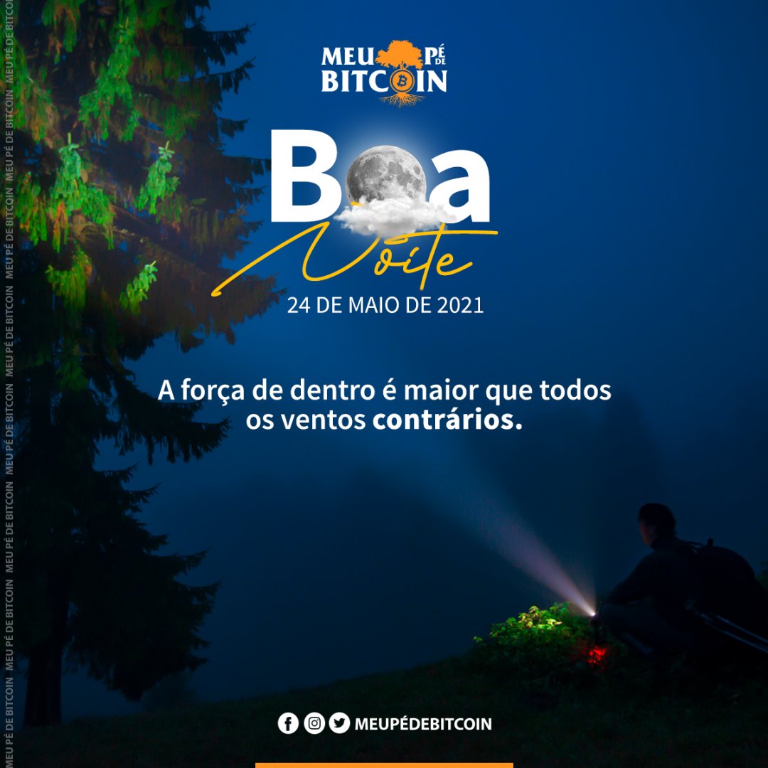 meupedebitcoin's tweet photo. Boa noite! 🙏🌙

O inicio da semana já começou super bem e que o resto dela seja ainda melhor, cada dia supere o outro e a gente supere cada vez mais os desafios que nos separam do nosso sucesso.

#SempreoMelhorAssunto #2021 #BitcoinNoMundo #foco #MeuPedeBitcoin https://t.co/WfmnB1z1C8