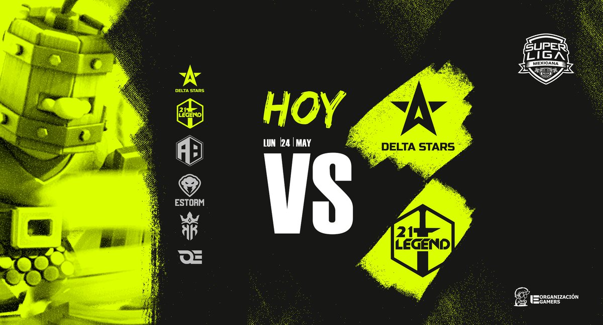eGamersGG's tweet photo. #SLMx🇲🇽 • ¡EN VIVO!
Oficialmente damos inicio a los PLAYOFFS, acompáñanos en el directo y apoya a tu equipo favorito.
@DeltaStarsGG 🆚 @21Legend_GG
🎙️ • @DarkRhaegal
📺 • https://t.co/LfTjZ8gnnq
¡Te esperamos!
#NothingStopsUsEGS🤖 https://t.co/P0wNUKq1zl