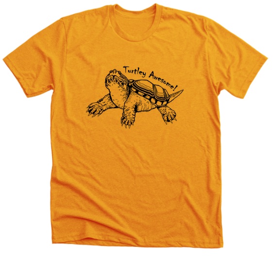 Your official TURTLEY AWESOME gear is HERE! Order yours <a href="/Bonfire/">Bonfire</a>. Great for summer camp, gifts or just because you are Turtley Awesome. Proceeds support Woodcock! bonfire.com/turtleyawesome/