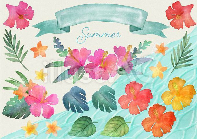 夏のイラスト素材のtwitterイラスト検索結果