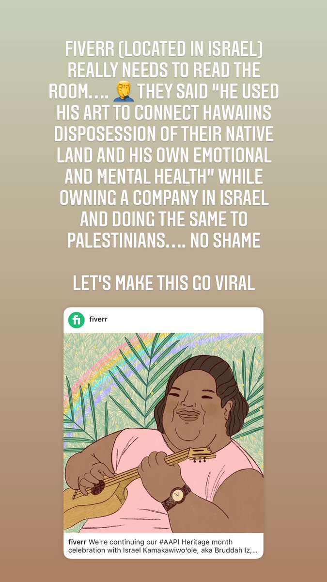 DVisualizations's tweet image. instagram.com/p/CPRA1bLLT60/… #BoycottIsrael #boycottfiverr #freepalestine