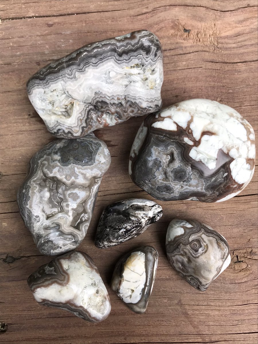 AmericanGeode's tweet photo. Here is week 2 #rocktumbling the #agate we recently acquired #rockhounding N. #Georgia. This is the quality. We are selling it rough here. #lapidary #rocktumbler #tucsongemshow #cabochon #cabbing #minerals #MineralMonday https://t.co/nJ1iwC3WXK https://t.co/Ael8ne94qm