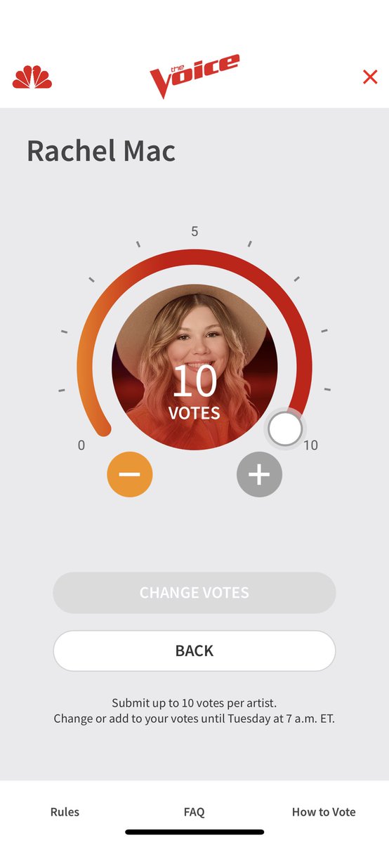 JickNonasNews's tweet photo. Have you voted for @itsrachelmac yet? Go right now!!! 🥳 #TeamNick #TheVoice @nickjonas https://t.co/lzOGzAYkcU