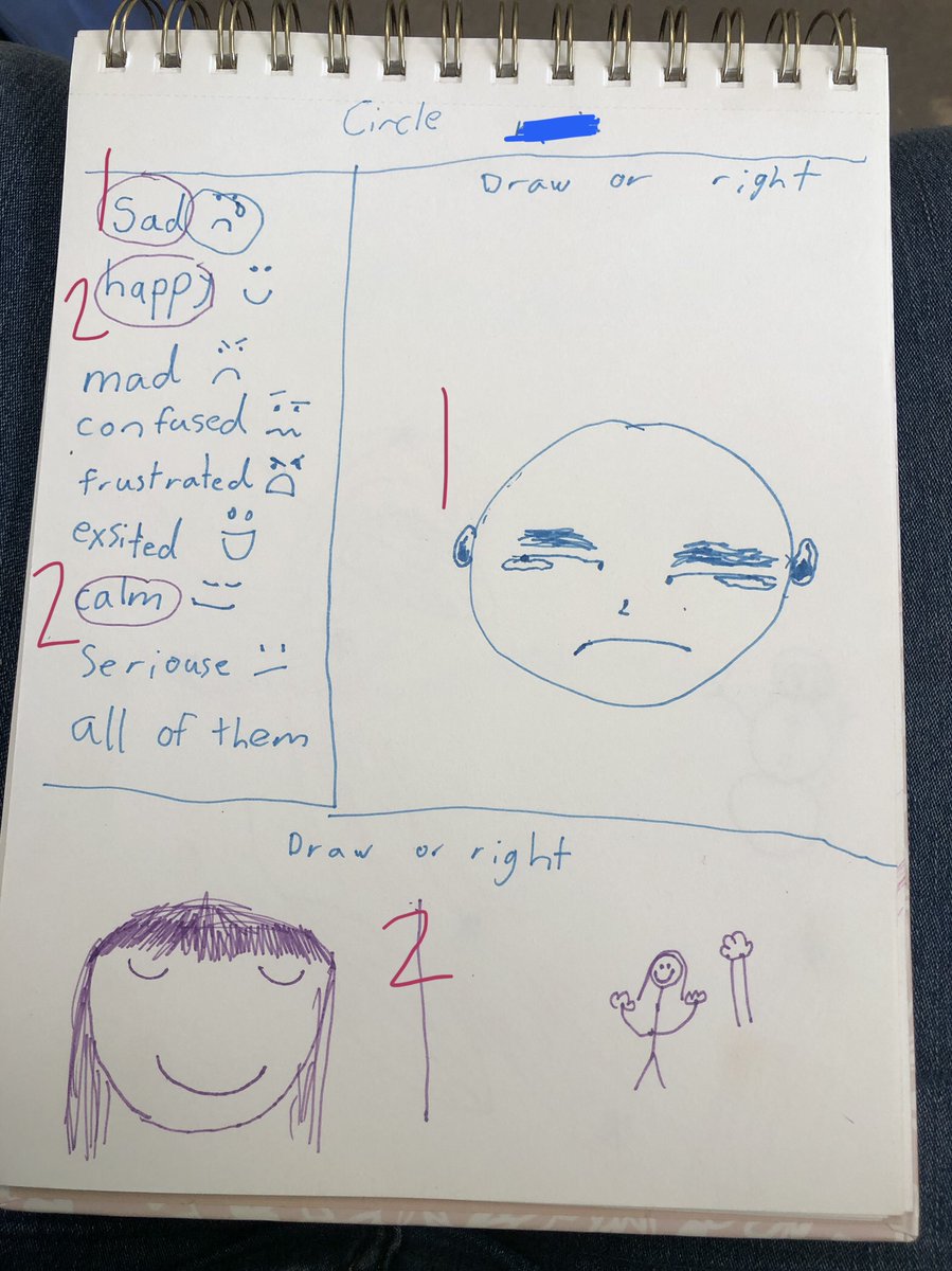 mmmccarthy21's tweet photo. Seeing Ss check in &amp; show each other compassion fills me w/ hope. S1 saw S2 visibly upset &amp; drew this, gently asking if she wanted to fill it in. After talking &amp; drawing for a bit, S1 asked if S2 wanted to do it again. The kindness &amp; tenderness are clear #ElonEd #ShareBrilliance https://t.co/7nmQOkiXjN