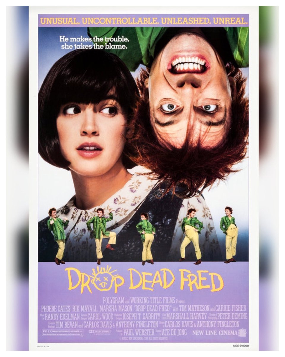 WreckLeaguePod's tweet photo. 30 Years #DropDeadFred Starring: #PhoebeCates #RikMayall #MarshaMason #RonEldard #CarrieFisher #TimMatheson #DanielGerroll #KeithCharles Directed By: #AteDeJong https://t.co/CyS1rFgeut