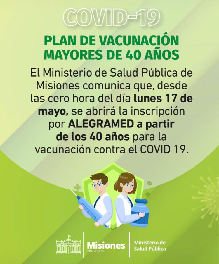 DrCKambourian's tweet photo. UNA VACUNA=UN VOTO. En Misiones hay elecciones el 6 de junio. Convocan a vacunarse a personas de 40 años. Pero solo está vacunado el 50% mayor de 70 años. Y el 60 % mayor de 60 años. Van apareciendo las 3 millones de vacunas guardadas.. https://t.co/NeXaI8UvEq
