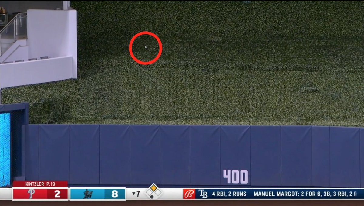 FishOnFirstPod's tweet photo. Jon Berti hit a ball way up there??!?! https://t.co/pKayGF1fOk