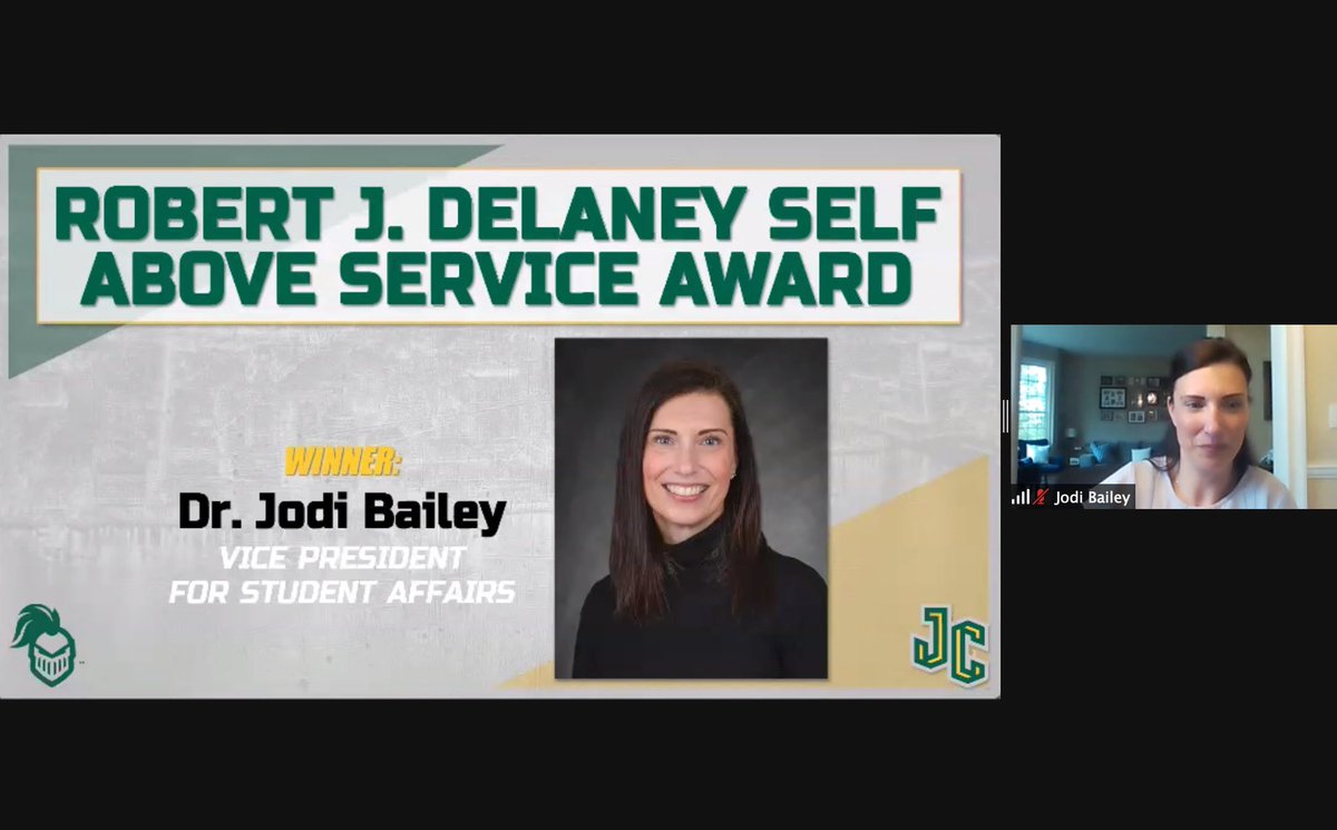Jodi Bailey (@jodilbailey) on Twitter photo Honored to receive the Bob Delaney Service Above Self Award. An award from an amazing friend to NJCU, humbling way to end the day. Thank you Bob & thank you to my colleagues to our athletes, admins, coaches & trainers <a href="/NJCUAthletics/">NJCUGothicKnights</a> <a href="/NJCUniversity/">New Jersey City University</a> Honored to receive the Bob Delaney Service Above Self Award. An award from an amazing friend to NJCU, humbling way to end the day. Thank you Bob & thank you to my colleagues to our athletes, admins, coaches & trainers <a href="/NJCUAthletics/">NJCUGothicKnights</a> <a href="/NJCUniversity/">New Jersey City University</a>