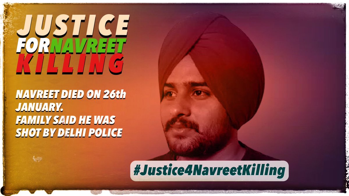 Today Hashtag Retweet #Justice4NavreetKilling #FarmersProtest