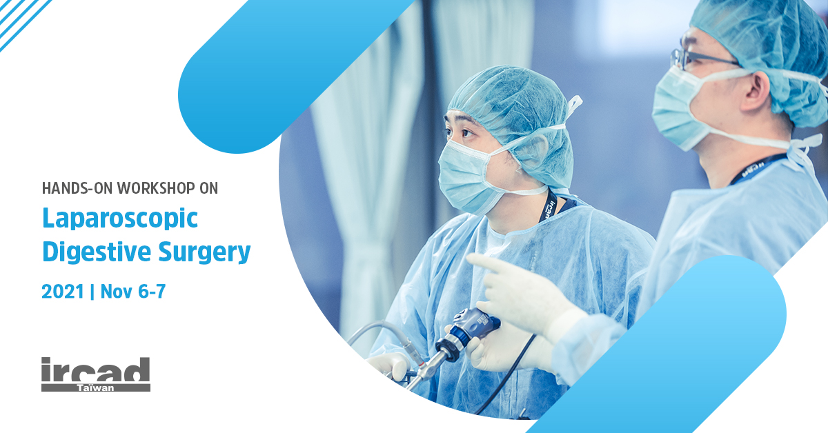 Get ready to participate in a Workshop in the area of Laparoscopic Digestive Surgery. It will be held in person at Ircad Taiwan following all security protocols on November 6-7. There is still time to complete your registration and guarantee your place: ircadtaiwan.com