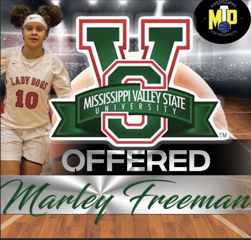 marleyfreeman10's tweet photo. I’m blessed &amp; thankful to have received my first D1 offer from Mississippi Valley State University! @coachskywalker @evgeeker https://t.co/39pWPRjHEA
