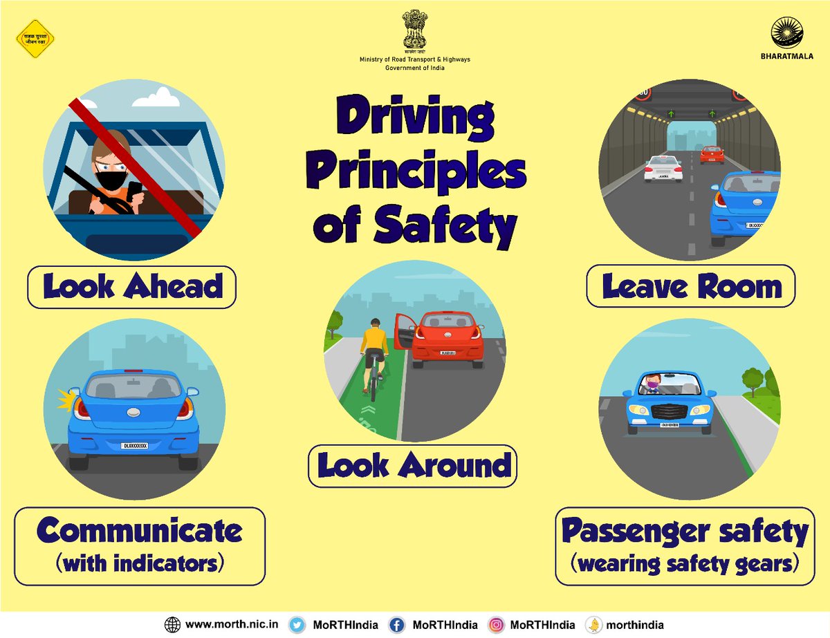 MORTHRoadSafety's tweet photo. Drive safely!
#RoadSafety
#SadakSurakshaJeevanRaksha https://t.co/hTYuGp3mnU