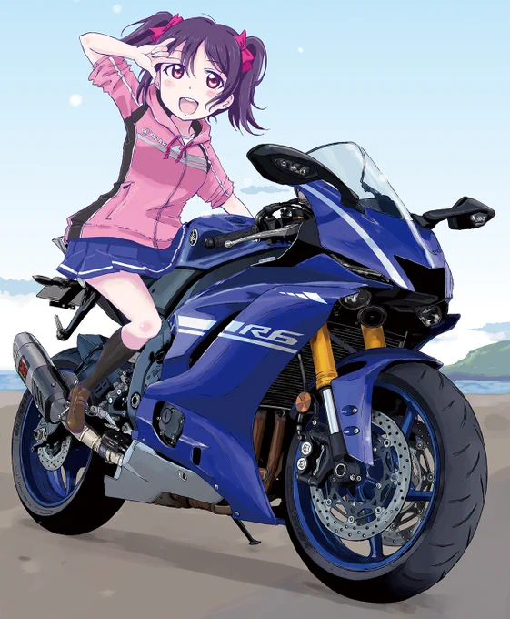 絵で自分の愛車ですw これ以外に88NSRがあるけど現在OH中。 
#愛車の日 