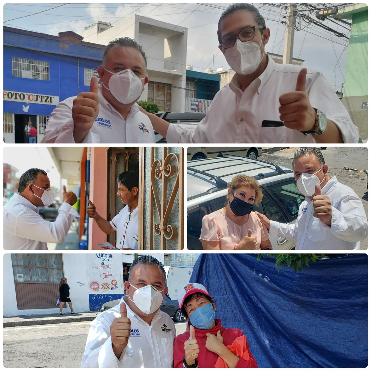 CQuintanaMtz's tweet photo. Gracias por sus palabras de apoyo, por su recibimiento y buen ánimo. ¡Estamos en la recta final! ¡Vamos con todo!
#AquíTodosCabemos
#Distrito10Federal https://t.co/9HlNrl1eoA