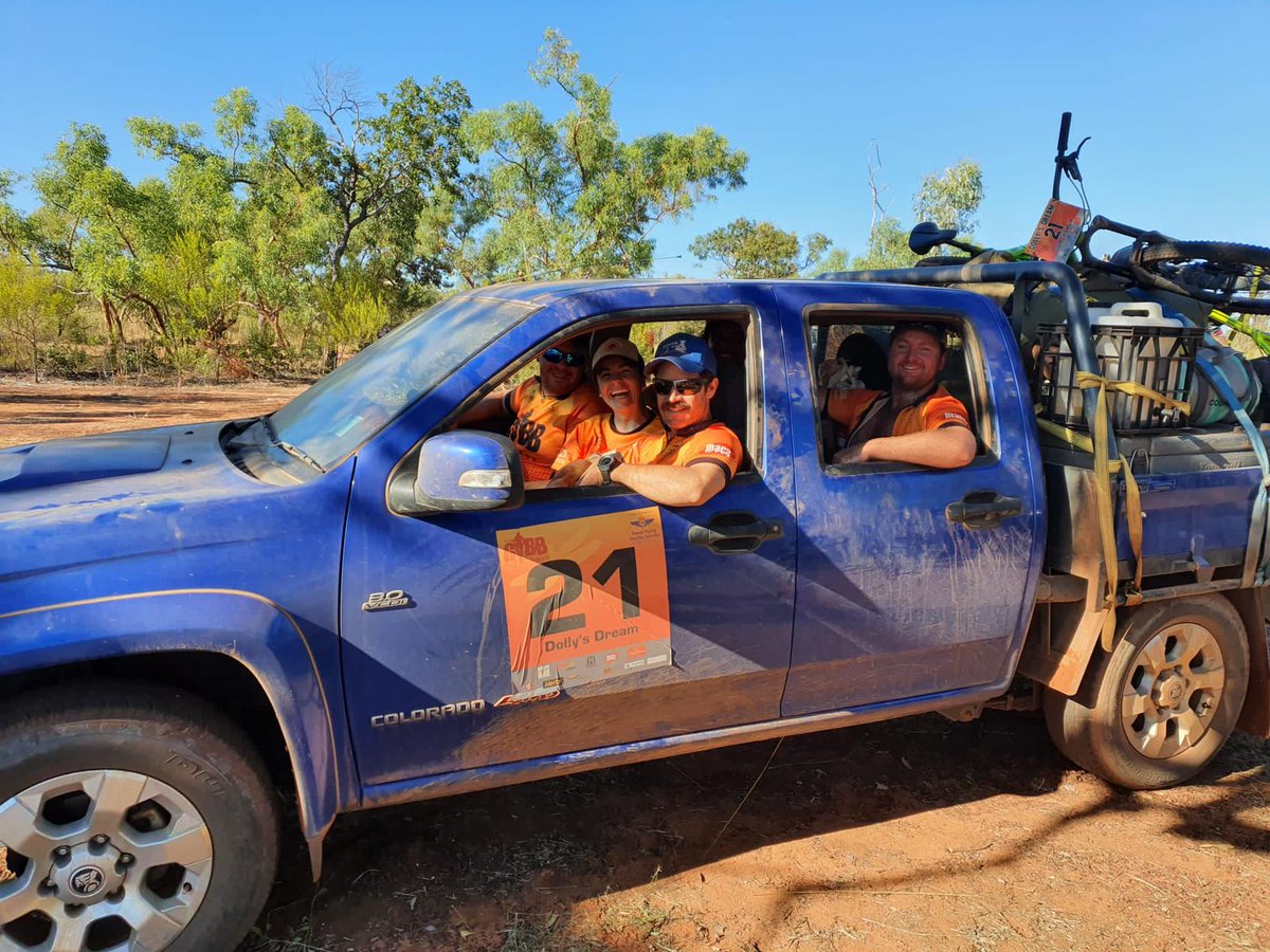 nat_boat's tweet photo. The dedicated team have completed The Gibb Challenge 2021 - 660 klm by mountain bike raising funds for @dollysdream_aus and @rfds_wa.  Supported by @ConPastCo, Riverina, True North Helicopters, Feed Central and Fox Thomas Lawyers. 
https://t.co/KuSfZ3JoqP https://t.co/PEg3bkHKHR