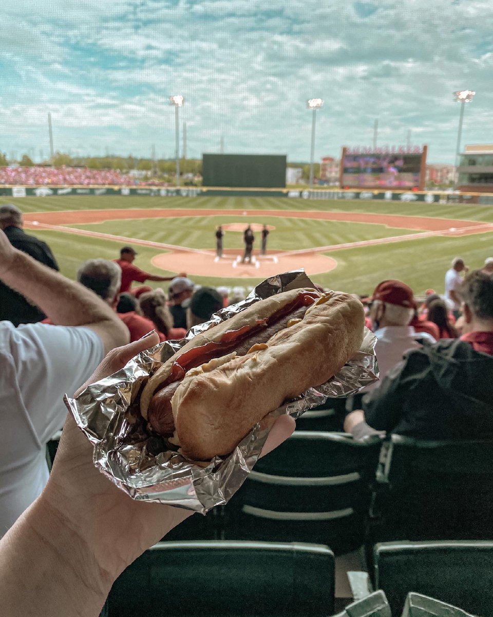 nbhamilton's tweet photo. Had a BLAST at the @razorbackbsb game Saturday. Arkansas is finally starting to feel like home again. 

#wps #Arkansan #thenaturalstate https://t.co/bJu5GJALLC