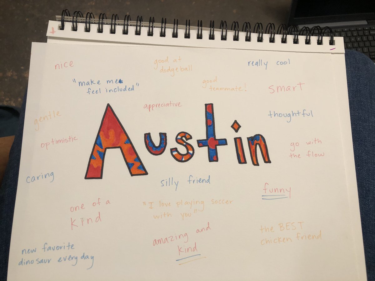 mmmccarthy21's tweet photo. My favorite thing! We did hot seats last week. Each kid got a chance to sit in the wonderfully decorated hot seat, and their peers and educators said kind things about them and shared good memories. It was the best! (idea from SOAR) #ElonEd #ShareBrilliance https://t.co/r2ycRTgNsf