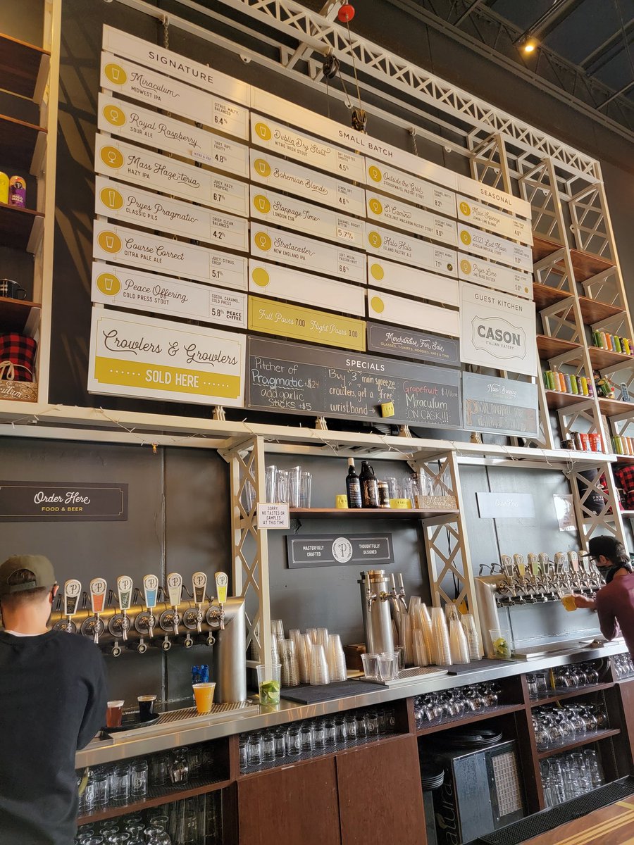 Crazy to think it's the first new brewery visit in a year...still love sitting outside <a href="/PryesBrewing/">Pryes Brewing Co.</a>..  take the El Camino for a drive! Or just park and enjoy!