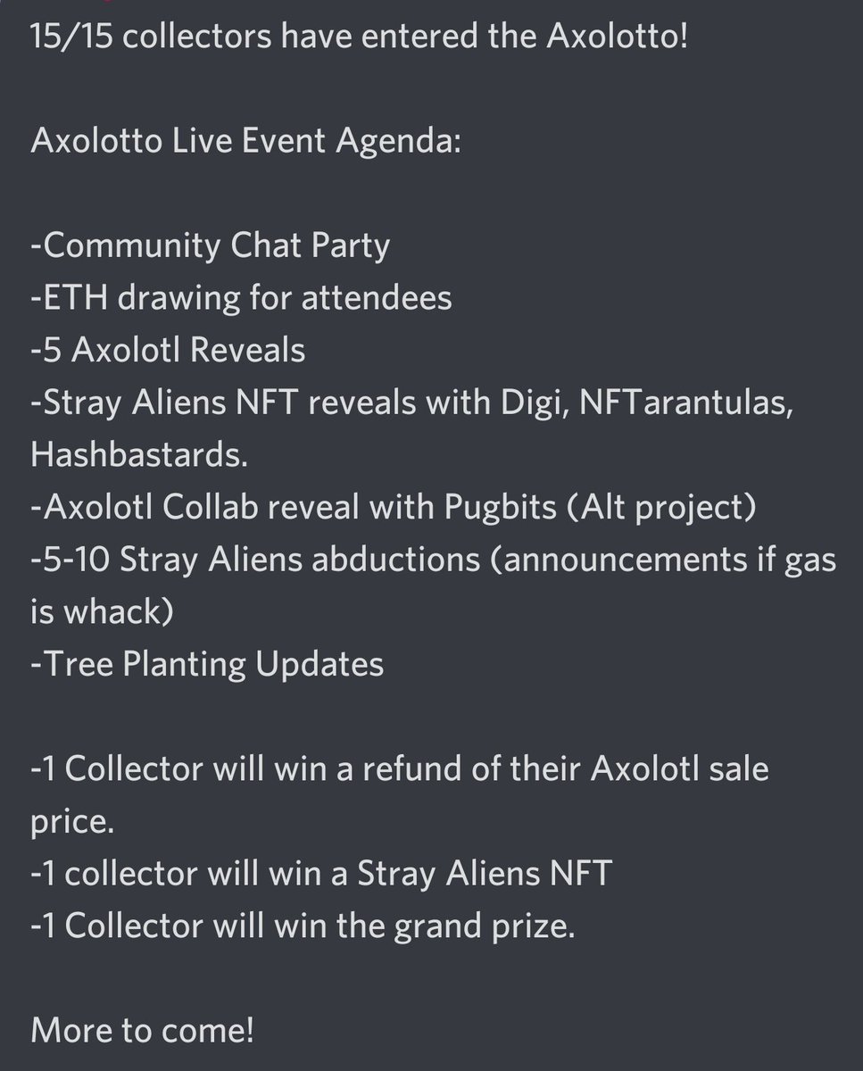 StrayAliens's tweet photo. Tomorrow at 9PM ET! 🥳

Clear your schedule! Call in to work! Set your alarm, you don't need sleep!

Join the NFT party early👇
https://t.co/XlGuemL44F

#NFTCommunity #nft #nfts #nftart #NFTartist #NFTdrop #cryptoart #NFTcollectibles #NFTartists #nftcollector https://t.co/5hW5LXaSjv