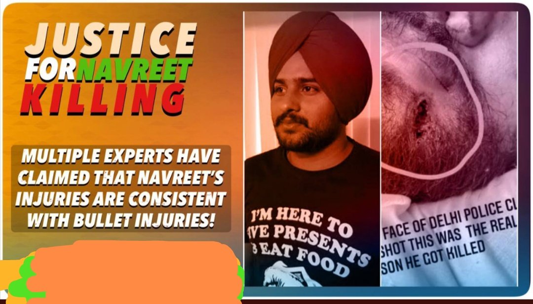 MorVijander's tweet photo. Navreet Singh should get justice.  He has been killed by a bullet.
#Justice4NavreetKilling
Modi has become the biggest asset for the country,for the poor,for the laborer &amp; for Farmers.
The Pandemic called Modi is bigger than the corona Pandemic.
#मोदी_पनौती_है
आज 26मई #काला_दिवस https://t.co/Hu7N0Sd3ya