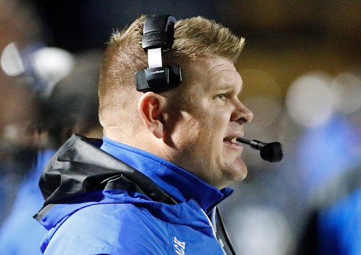 WolvesPlano's tweet photo. Congratulations to Coach Soukup for winning PISD Head Coach of the Year! #BLEEDBLUE #WOLFPACK #BLUENATION https://t.co/cAEfd1BqIm