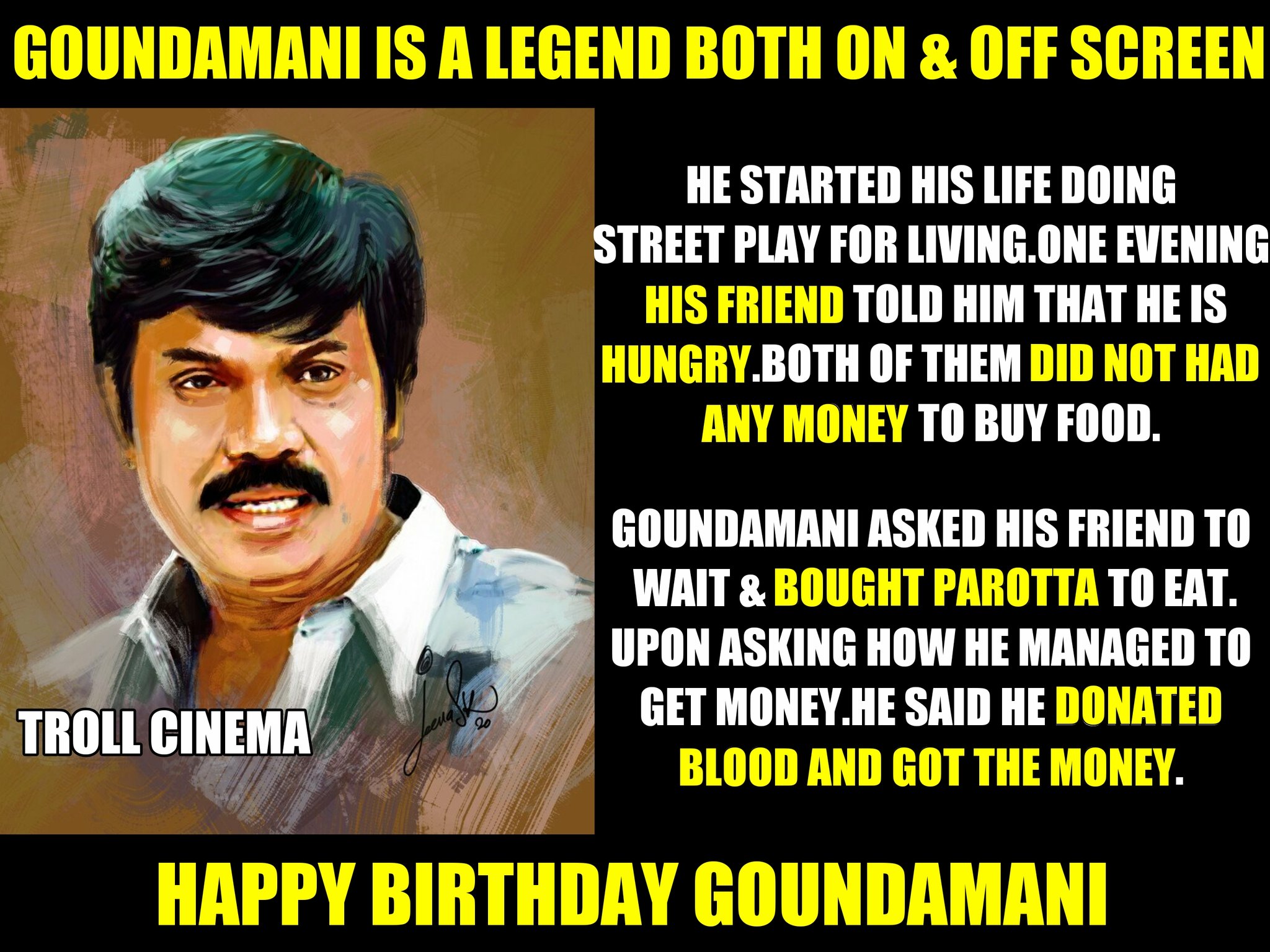 Troll Cinema Tc Happy Birthday Legend Goundamani Troll Cinema Tc Happy Birthday Legend Goundamani