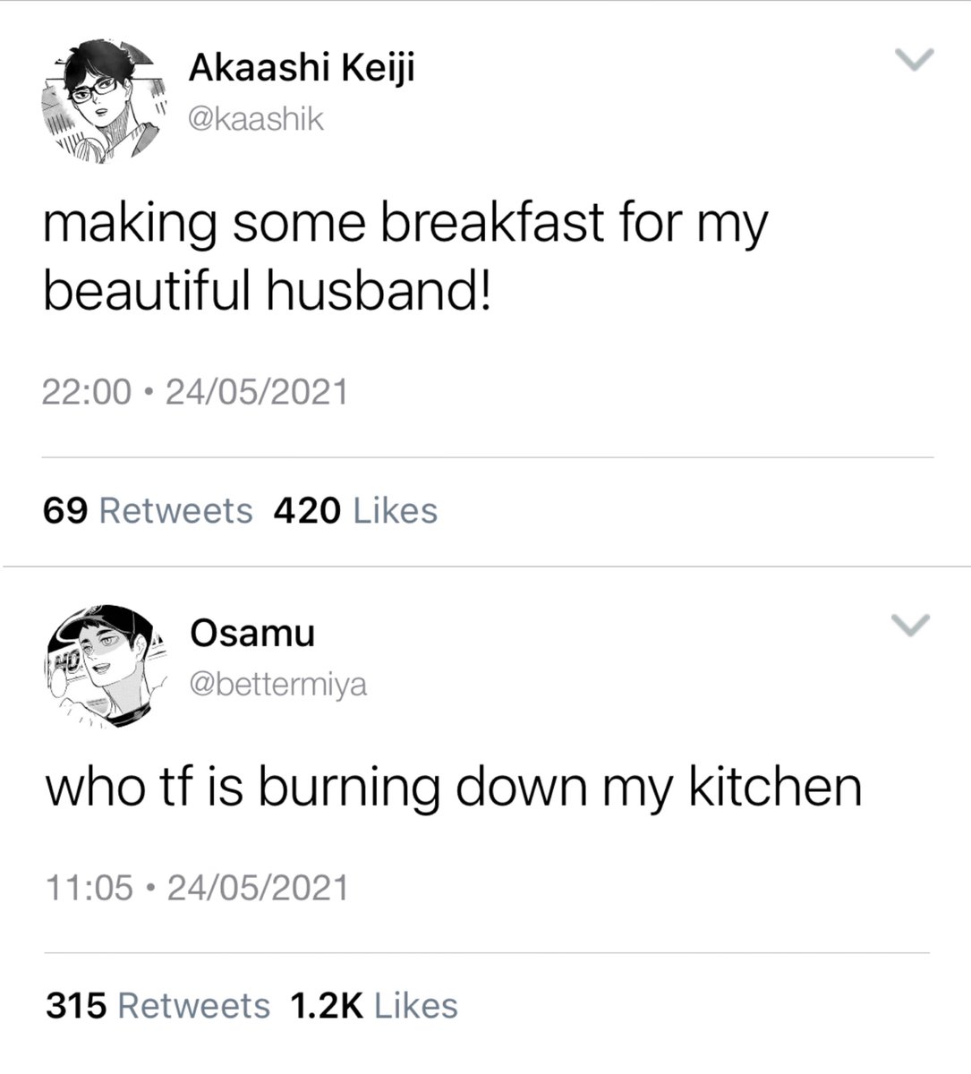 osaaka ft keiji trying his best and osamu’s still in bed