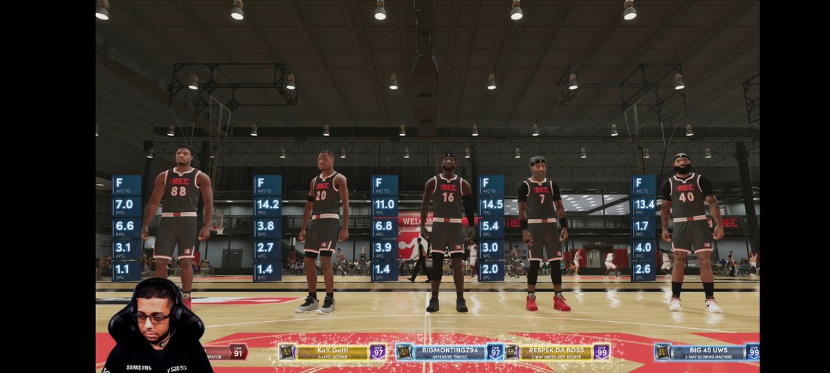 Reivax724's tweet photo. This is what we do we build for this 3v5 a 97 overall team we made them quit when @AROD_2K @nightwingx92 are together there is always a problem in the Rec!!!! @NBA2K #2kCommunity #nbak21 #NextGen #buildforthis come see us play on @nightwingx92 stream❗❗❗ https://t.co/sSUAv4U8gG