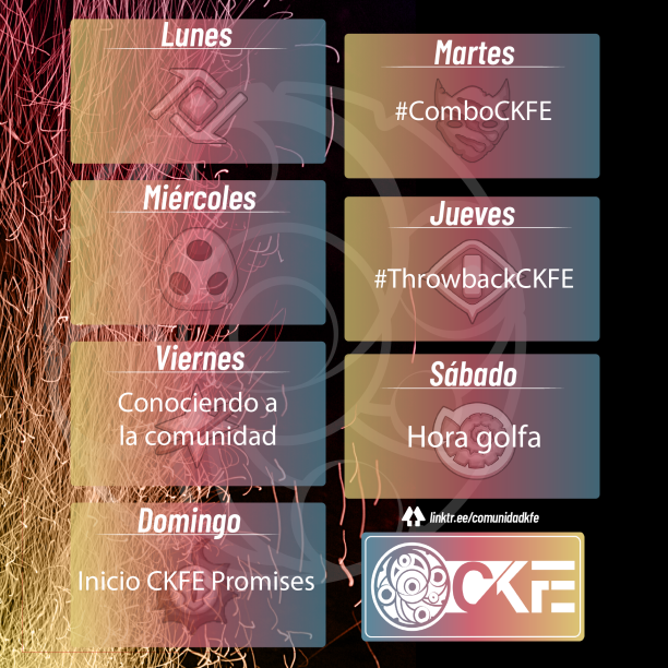 ComunidadKFE's tweet photo. Calendario para la semana del 24 al 30 de mayo de 2021. ¡A forjar se ha dicho!

#Keyforge #KeyforgeGame #CKFE https://t.co/6BbJxF92dX