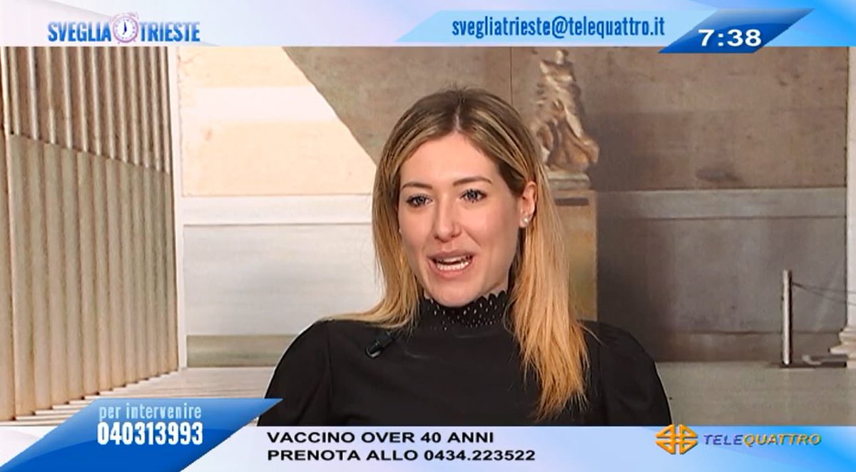 Francescadesa_'s tweet photo. Questa mattina in diretta a #SvegliaTrieste per anticipare il #GrandeEvento estivo che presenteremo tra poco in conferenza stampa! #Trieste ❤️ https://t.co/aLnpsHDS9J