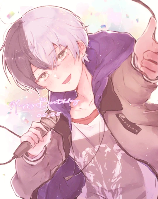 お誕生日おめでとう～大好きだよ～🥳
#青柳冬弥誕生祭2021 #prsk_FA 