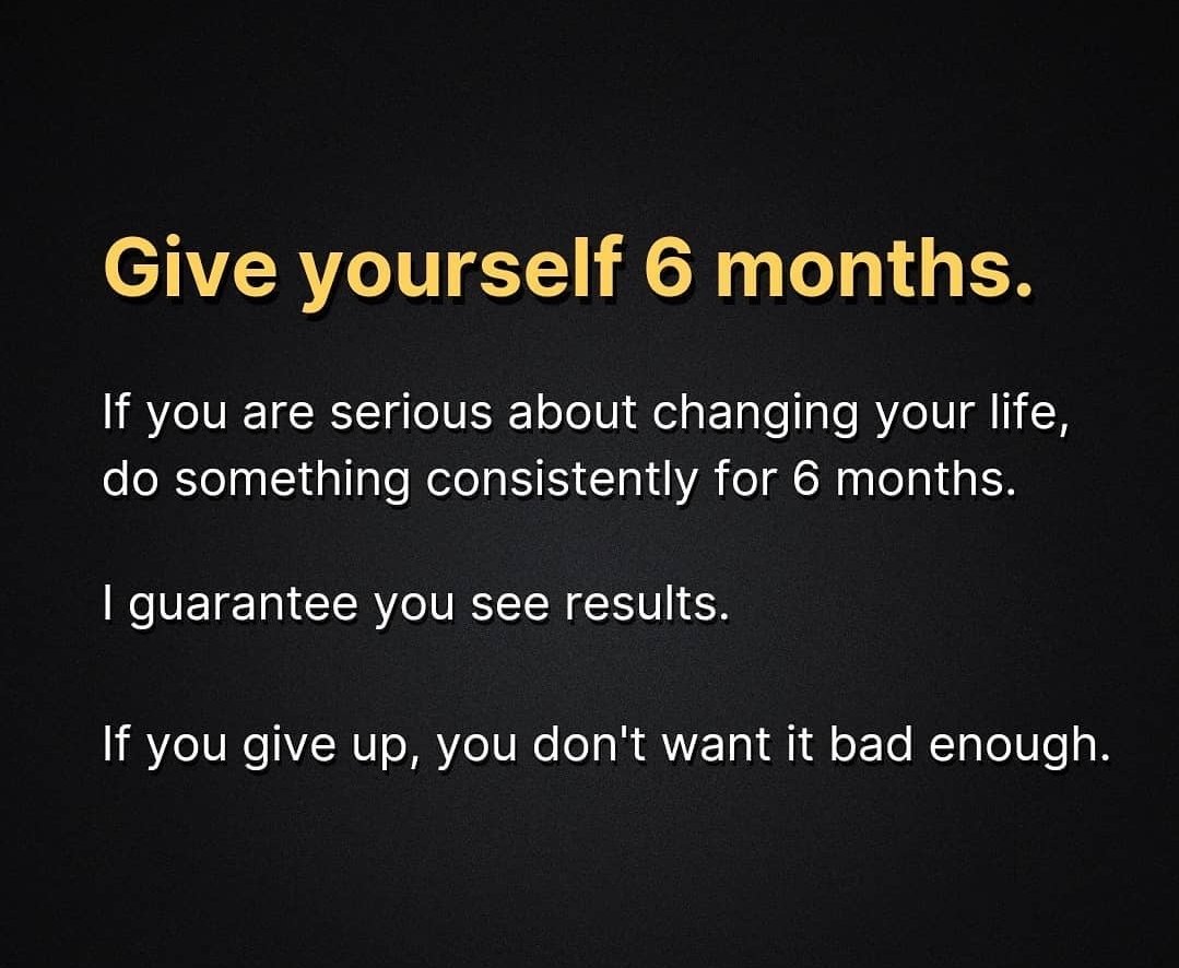 GOOD MORNING EVERYONE 🔥

Where do you see yourself in 6 months ? Comment below 👇