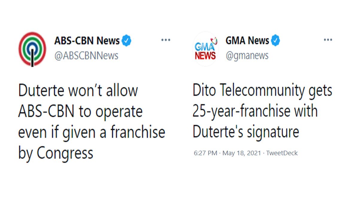 ogie_rosa's tweet photo. Wala naman daw bias si Duterte sa mga kumpanyang kasosyo ang Tsina tulad ng Dito-ChinaTel. 

Really, walang bias? Ano lang meron—partiality, preferential treatment, at favoritism? https://t.co/CXB3XAt0po