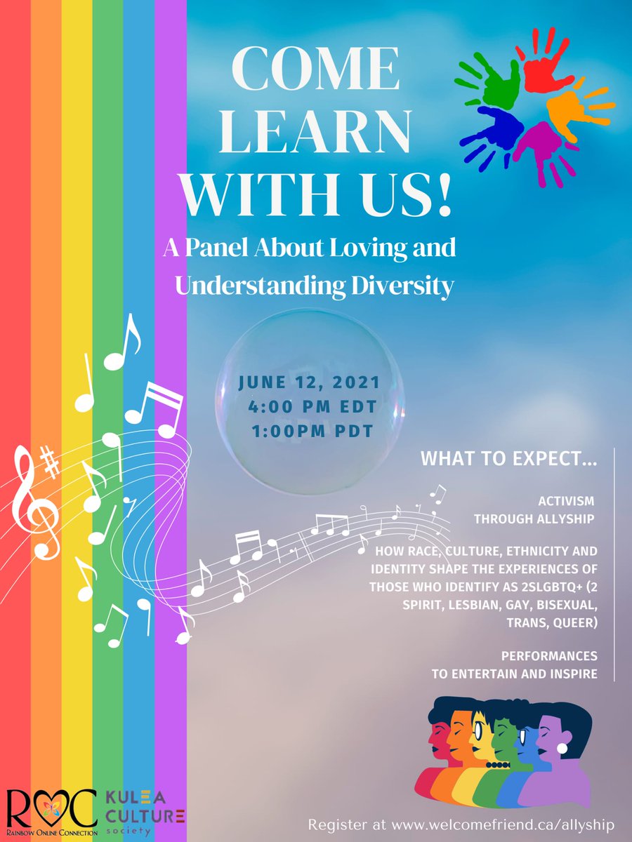MangueSilvia's tweet photo. JoinΒ us on #June12 to learn about & celebrate the #LGTBQ+2 members of #ourcommunity. Don't miss it. Details below ππΎππΎππΎ
#KuleaCultureSociety in collaboration with #WelcomeFriendAssociation https://t.co/lDVDhp6iED https://t.co/XsceQvcuxD
