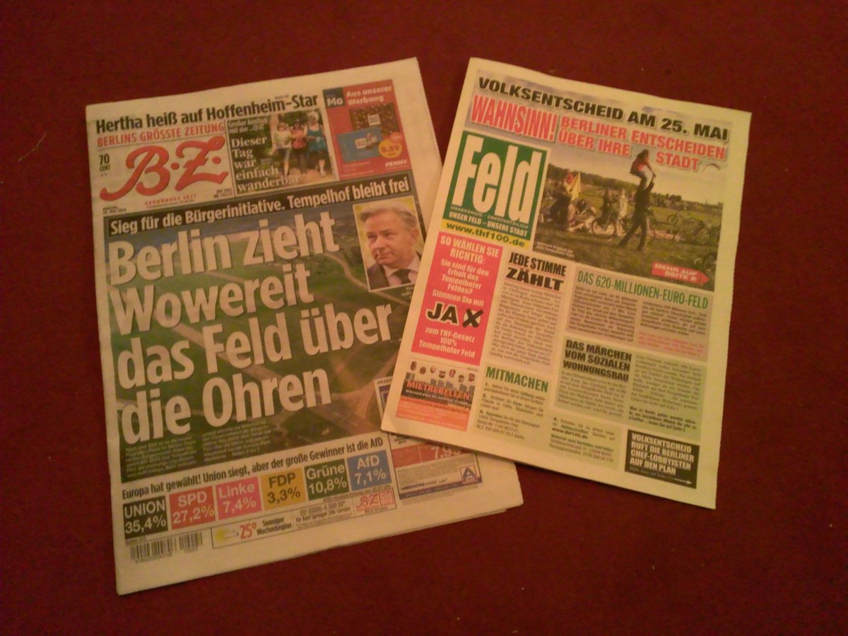 #TempelhoferFeld 
#thfbleibt #ThrowbackThf #Berlin  <a href="/thf100/">100%THF #Klimaflughafen #TempelhoferFeld</a>