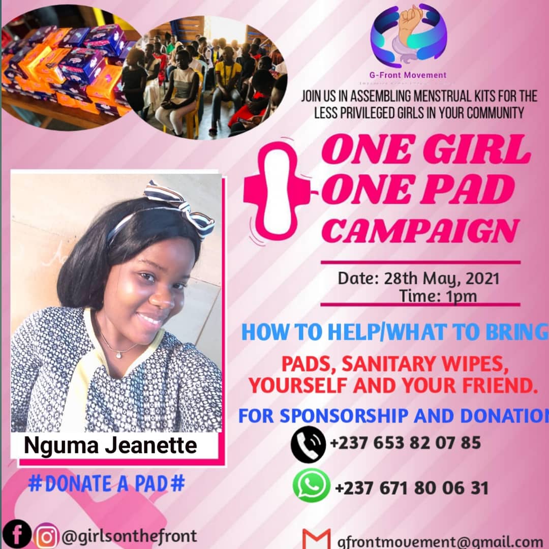 GirlsOntheFront's tweet photo. Thank you all for your support towards our "Onegirlonepad" campaign #MHDay2021 #ItsTimeForAction #periodinpandemic https://t.co/mp9KgjK9tZ