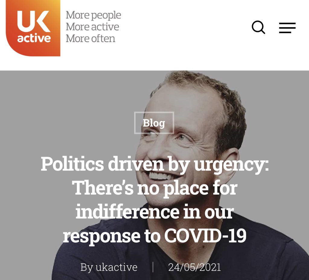 gpwhyte's tweet photo. My latest @_ukactive blog warning of the dangers of indifference in the response to #COVID19 

https://t.co/C41zoViQL1

#ProtectNHS #SaveLives 
#ExerciseIsMedicine #PhysicalActivity #Exercise #Health #Children https://t.co/YLKeMCJzDm