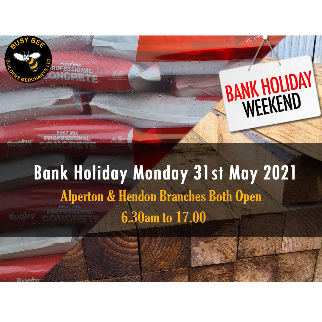 BusyBeeMerchant's tweet photo. Did you know we're open this bank holiday.
We are stocked up on fence panels, timber posts, post mix, and even have Granite dust in jumbo sacks.
If you need something delivered give us a call, pre book to avoid disappointment!

#busybee #buildersmerchants #offers #bankholiday https://t.co/ZVLYP4hgtL