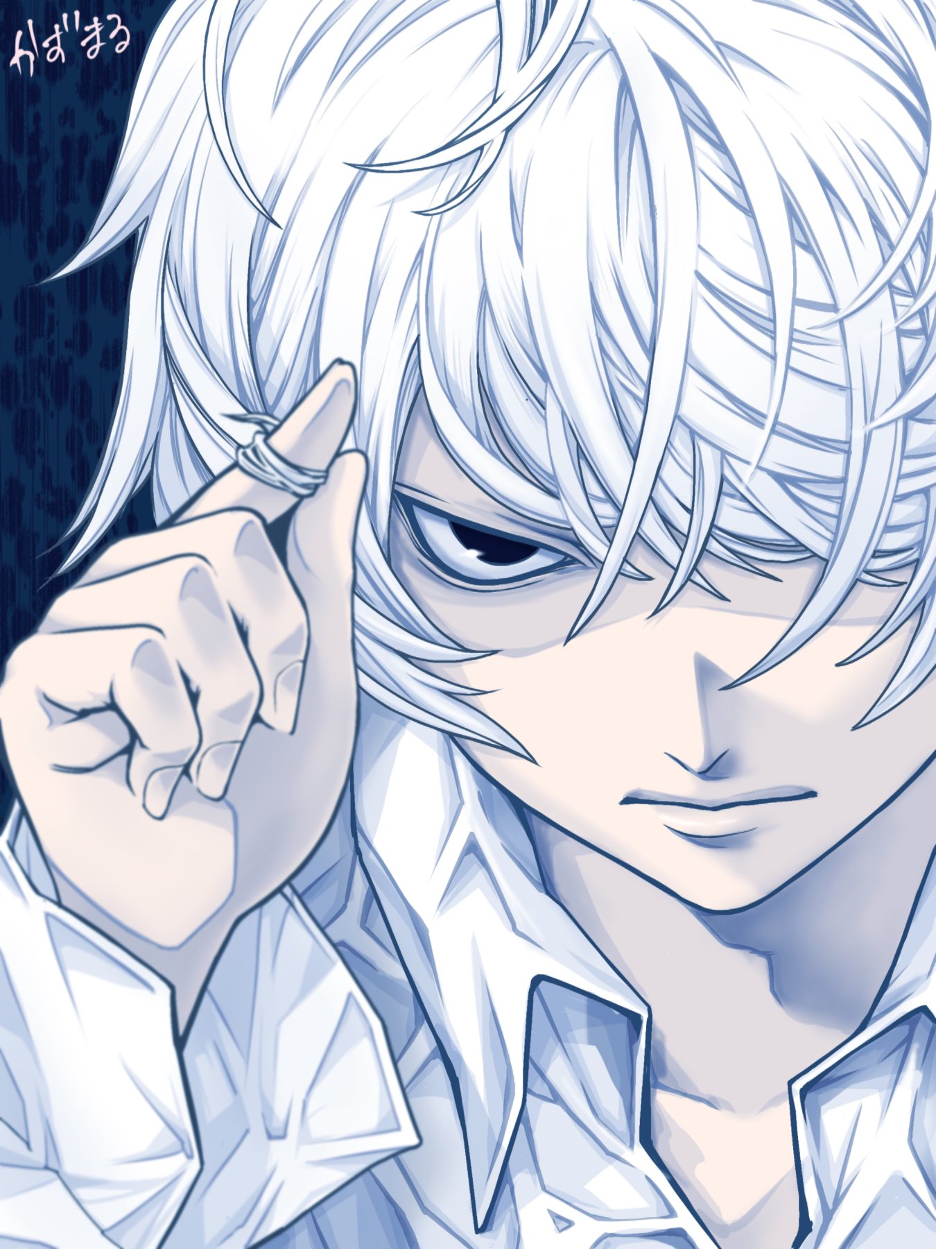 かずまる V Twitter 久しぶりのファンアート デスノートより ニア Lより難しい ཀ 絵描きさんと繫がりたい Deathnote イラスト