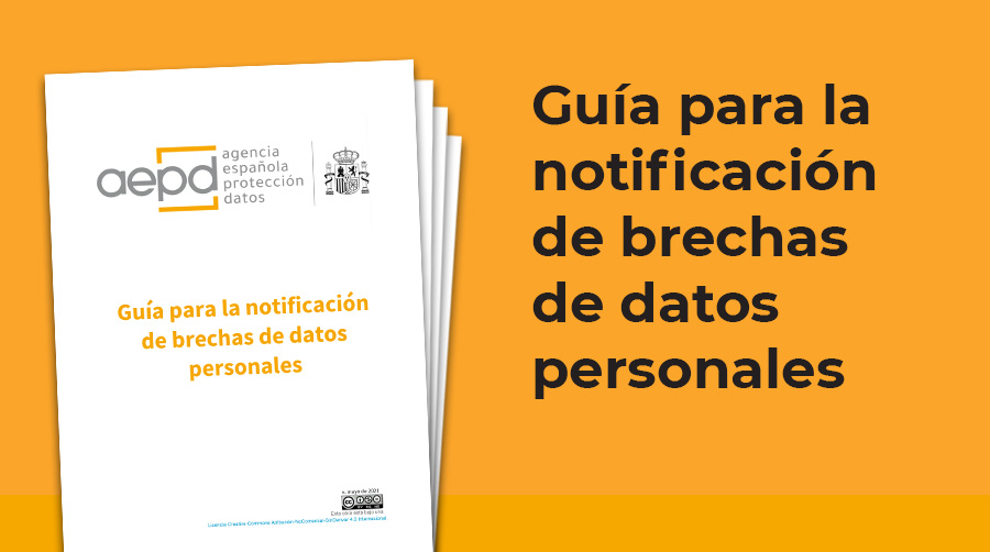 AEPD_es's tweet photo. Ya está disponible la actualización de nuestra guía para notificar brechas de datos personales que incluye la experiencia recogida desde el comienzo de la aplicación del #RGPD en 2018. #AniversarioRGPD #ProtecciónDeDatos
▶ https://t.co/u9TZBbEpmy https://t.co/fyXKzfMZ4G