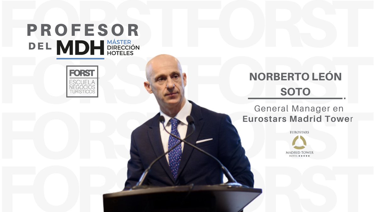 ⚪️ NUEVO PROFESOR EN NUESTRO MÁSTER EN DIRECCIÓN DE HOTELES ONLINE #MDH

Norberto León Soto, General Manager en Eurostars Madrid Tower.

¡𝐁𝐢𝐞𝐧𝐯𝐞𝐧𝐢𝐝𝐚 𝐍𝐨𝐫𝐛𝐞𝐫𝐭𝐨！👏👏👏